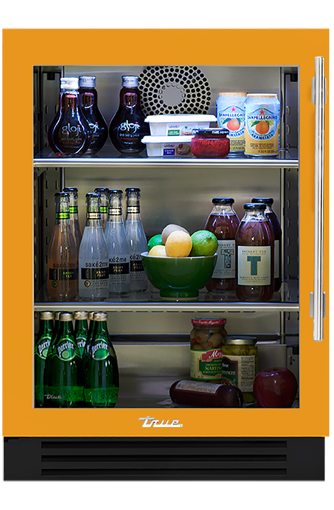 24" Undercounter Refrigerator in Saffron