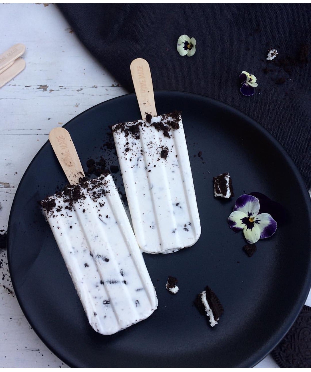 Oreo Popsicles